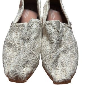 TOM’s Women's Cream Slip-On Shoes